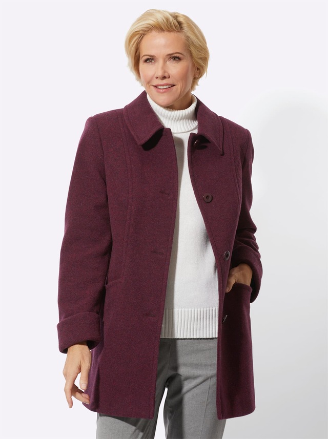 Classic Wolljacke ohne Kapuze