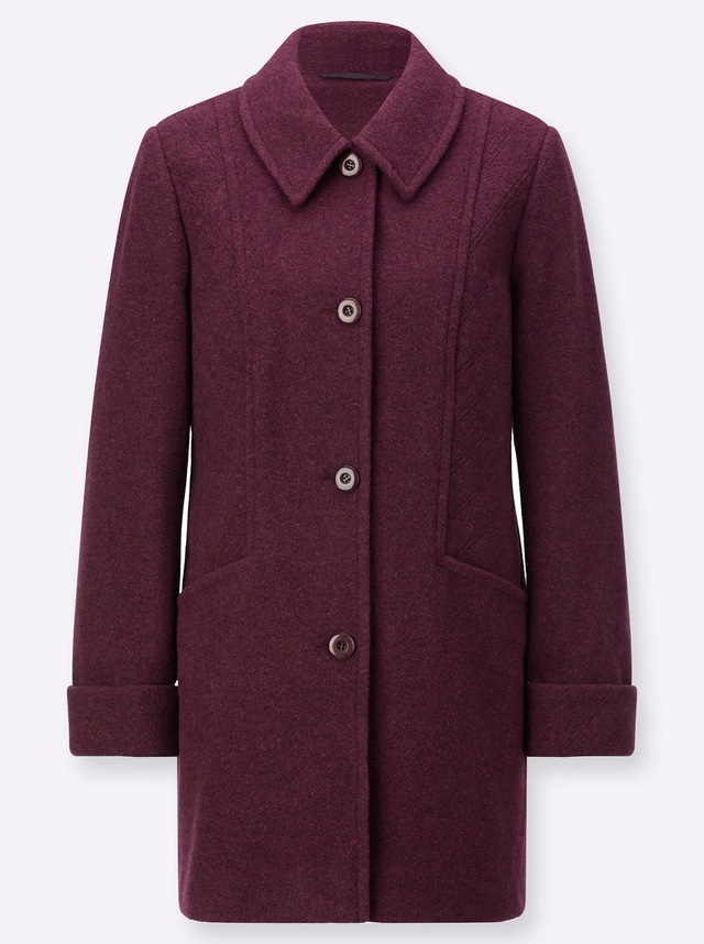 Classic Wolljacke ohne Kapuze