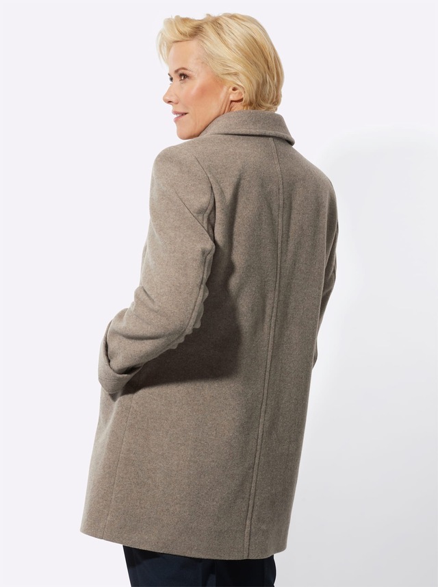 Classic Wolljacke ohne Kapuze