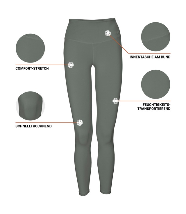 Killtec Leggings »KOS 171 WMN PNTS« Weiche, strapazierfähige Leggings mit Stretch und Bundtasche