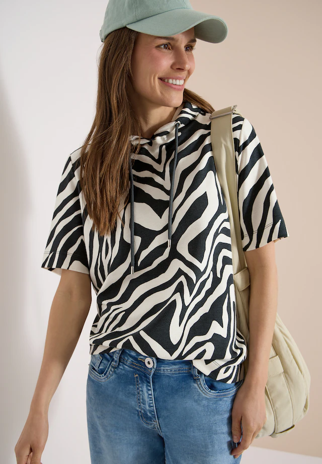Cecil Kapuzenshirt mit Kapuze mit Tunnelzugband