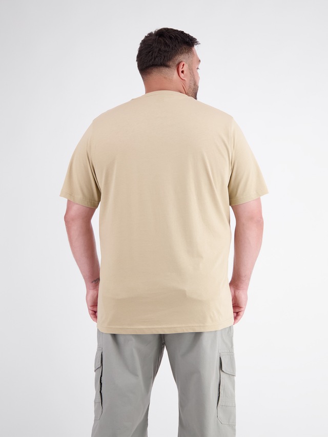 LERROS Rundhalsshirt »T-Shirt mit Rundkragen aus weicher Baumwolle, große Größen«