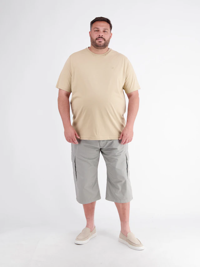 LERROS Rundhalsshirt »T-Shirt mit Rundkragen aus weicher Baumwolle, große Größen«