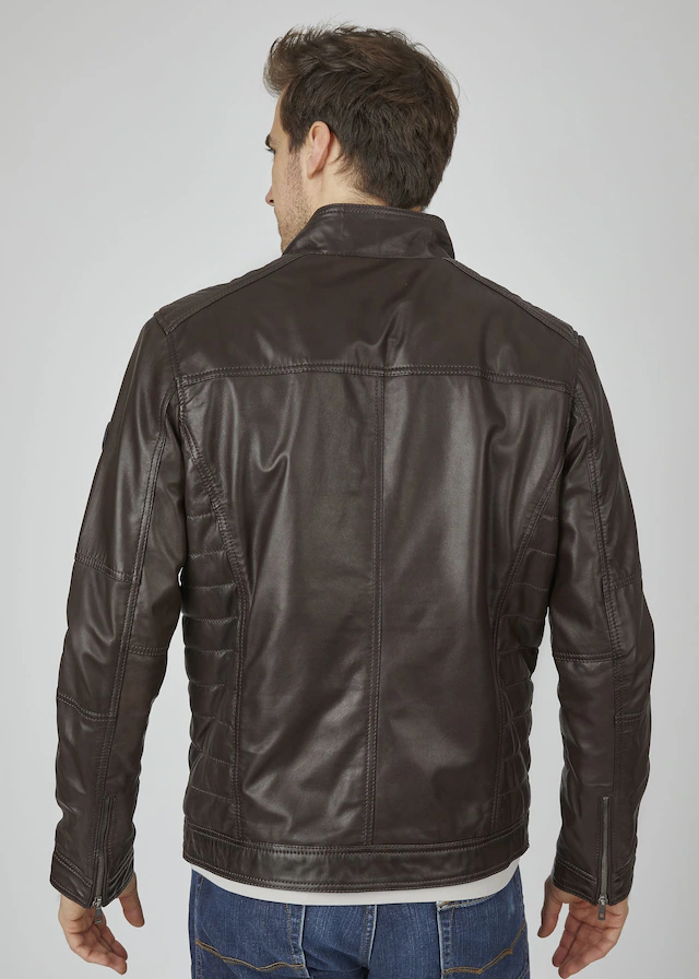 bugatti Winterjacke »BUFIDELIO« ohne Kapuze mit Ziernähten und Reißverschlusstaschen