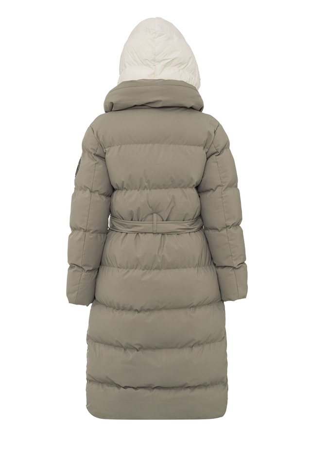 Cipo & Baxx Wintermantel »Cipo & Baxx Winterjacke WM145« mit Gürtel und Kapuze