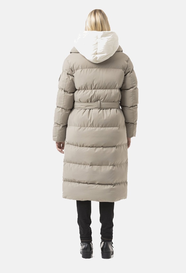 Cipo & Baxx Wintermantel »Cipo & Baxx Winterjacke WM145« mit Gürtel und Kapuze