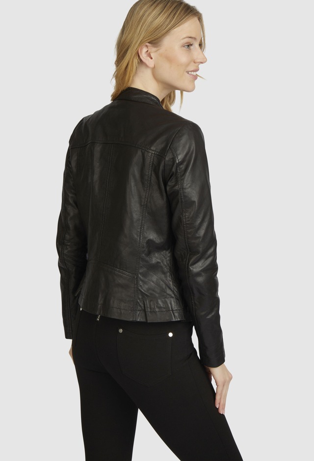 bugatti Lederjacke »BULady-114« ohne Kapuze aus weichem Leder