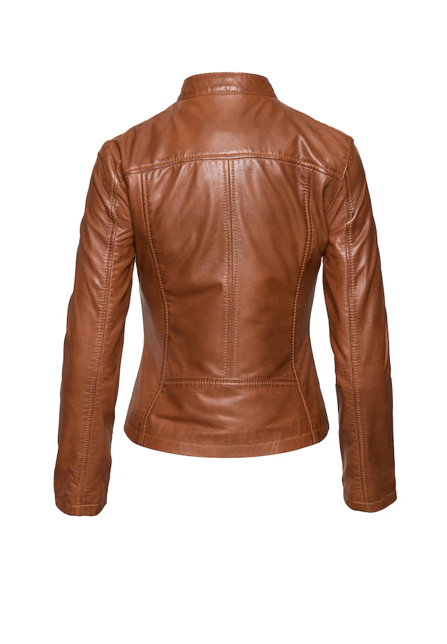 bugatti Lederjacke »BULady-114« ohne Kapuze aus weichem Leder