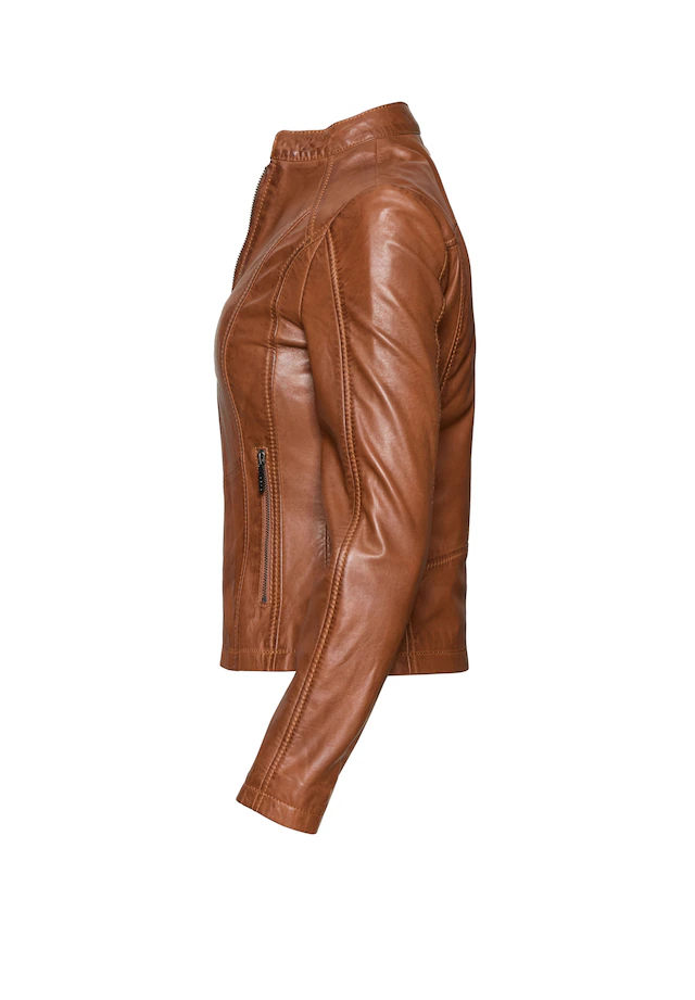 bugatti Lederjacke »BULady-114« ohne Kapuze aus weichem Leder