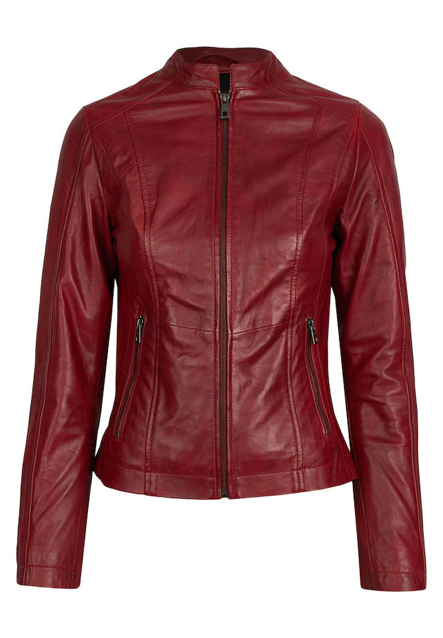 bugatti Lederjacke »BULady-114« ohne Kapuze aus weichem Leder