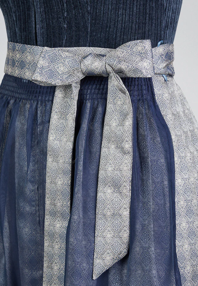 Spieth & Wensky Dirndl »Hildor« samtiges Cordoberteil