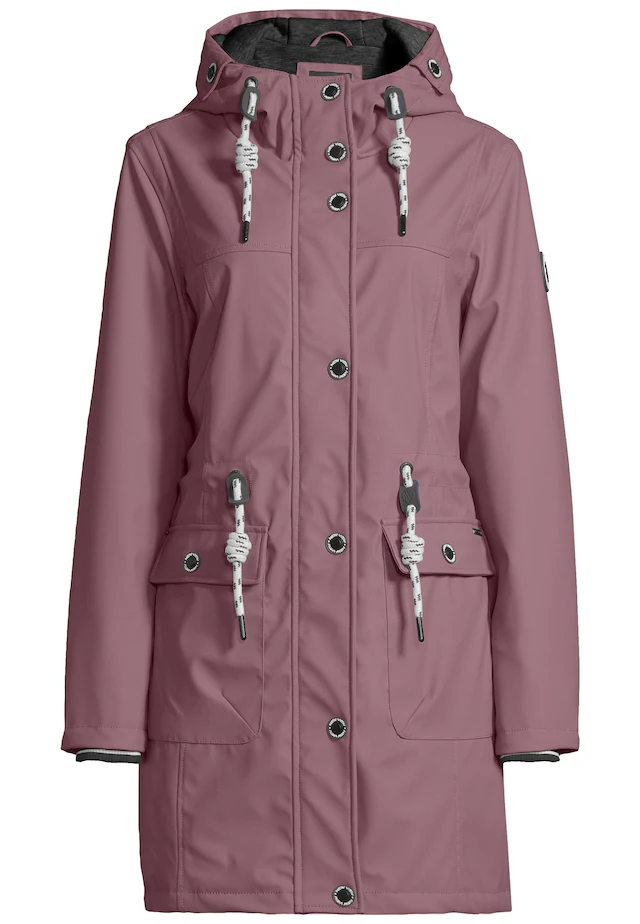 New View Regenjacke »Lillie« mit Kapuze mit weitenregulierbarer Kapuze