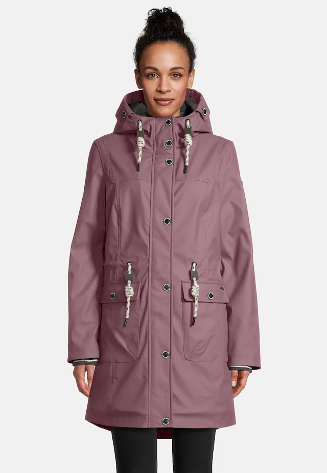 New View Regenjacke »Lillie« mit Kapuze mit weitenregulierbarer Kapuze