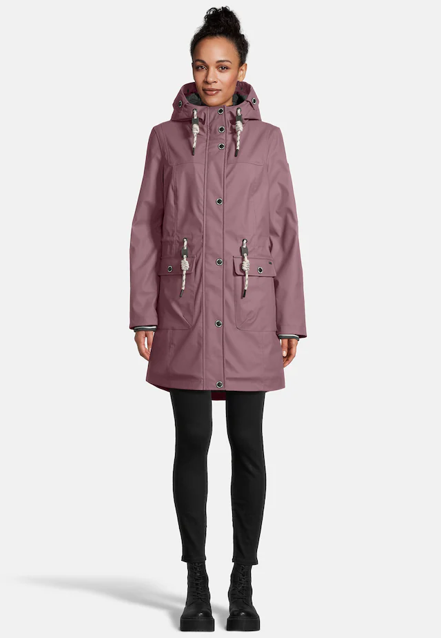 New View Regenjacke »Lillie« mit Kapuze mit weitenregulierbarer Kapuze