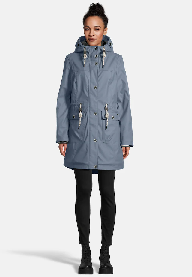 New View Regenjacke »Lillie« mit Kapuze mit weitenregulierbarer Kapuze