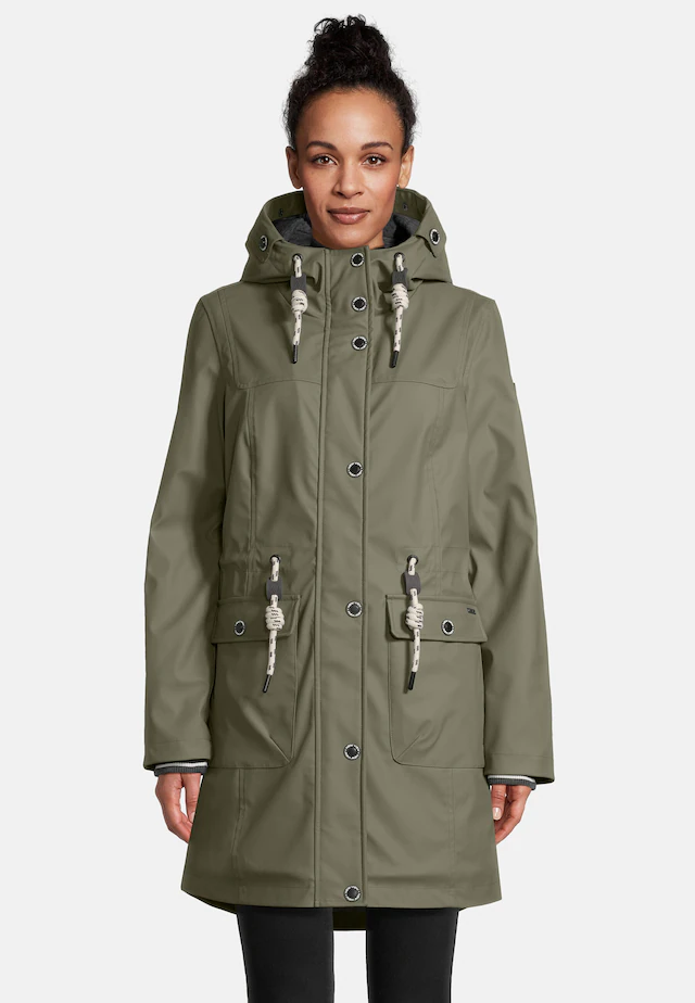 New View Regenjacke »Lillie« mit Kapuze mit weitenregulierbarer Kapuze