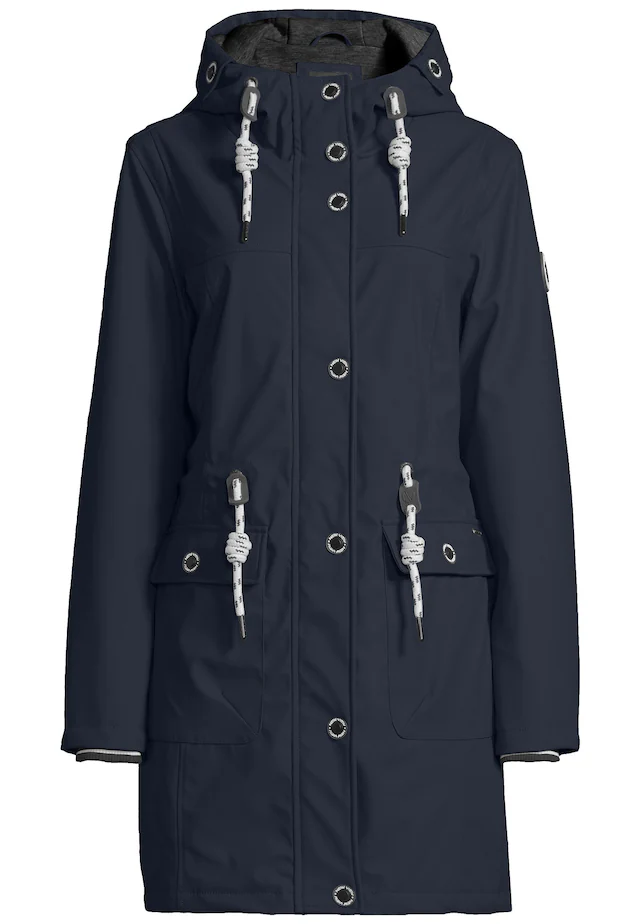 New View Regenjacke »Lillie« mit Kapuze mit weitenregulierbarer Kapuze