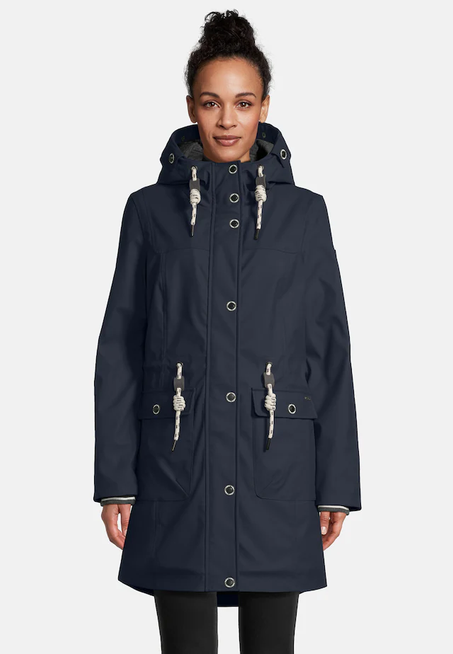New View Regenjacke »Lillie« mit Kapuze mit weitenregulierbarer Kapuze