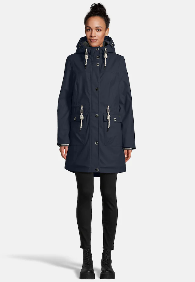 New View Regenjacke »Lillie« mit Kapuze mit weitenregulierbarer Kapuze