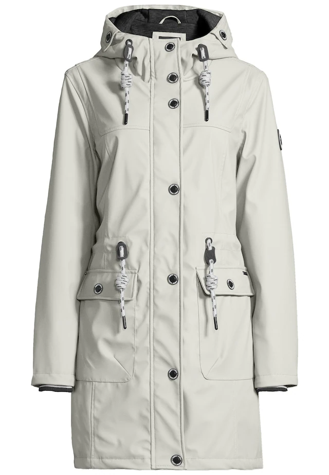 New View Regenjacke »Lillie« mit Kapuze mit weitenregulierbarer Kapuze