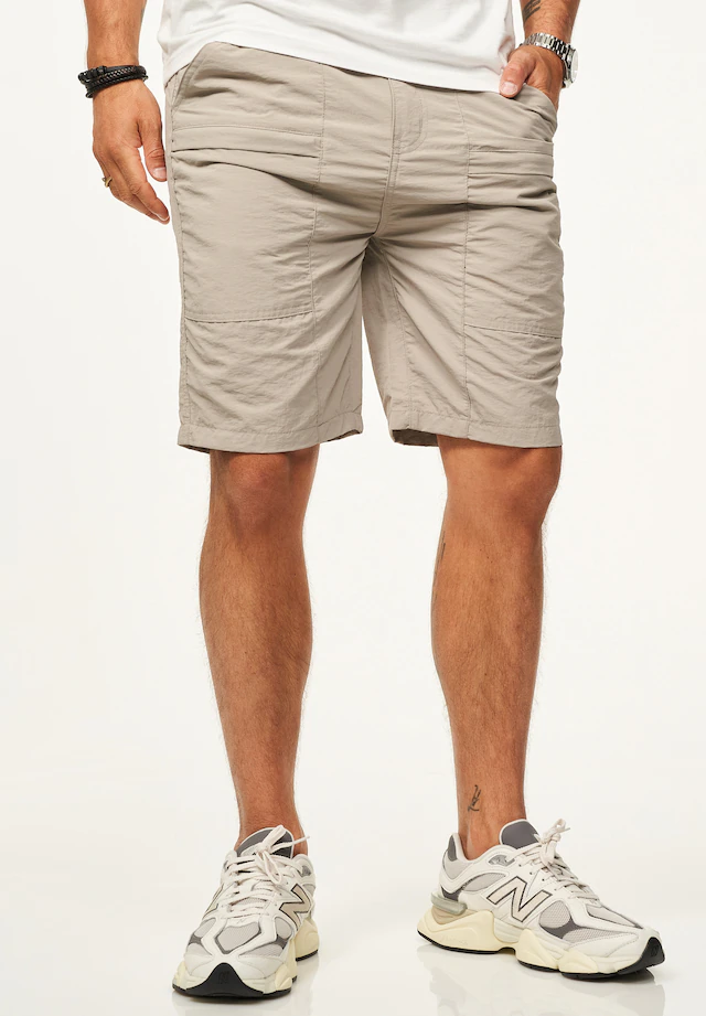 SOULSTAR Trekkingshorts »SOULSTAR Trekkingshorts aus 100% Nylon - Leichte Trekkingshorts für Herren« Kurze Hose Sporthose mit elastischem Bund als Funktionsshorts