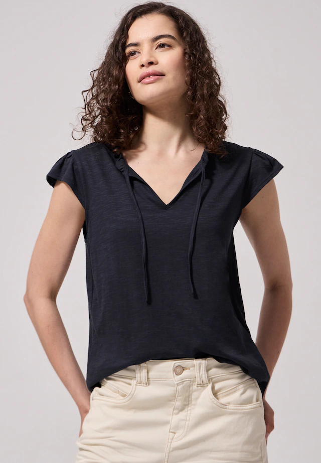 STREET ONE STUDIO Blusenshirt mit Rüschendetails