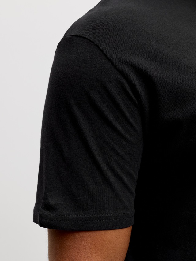 Jack & Jones PlusSize Rundhalsshirt »JJRUSH TEE SS CREW NECK SN PLS« Baumwolle, regular fit