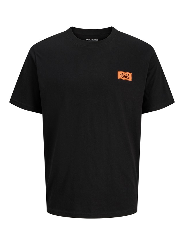 Jack & Jones PlusSize Rundhalsshirt »JJRUSH TEE SS CREW NECK SN PLS« Baumwolle, regular fit