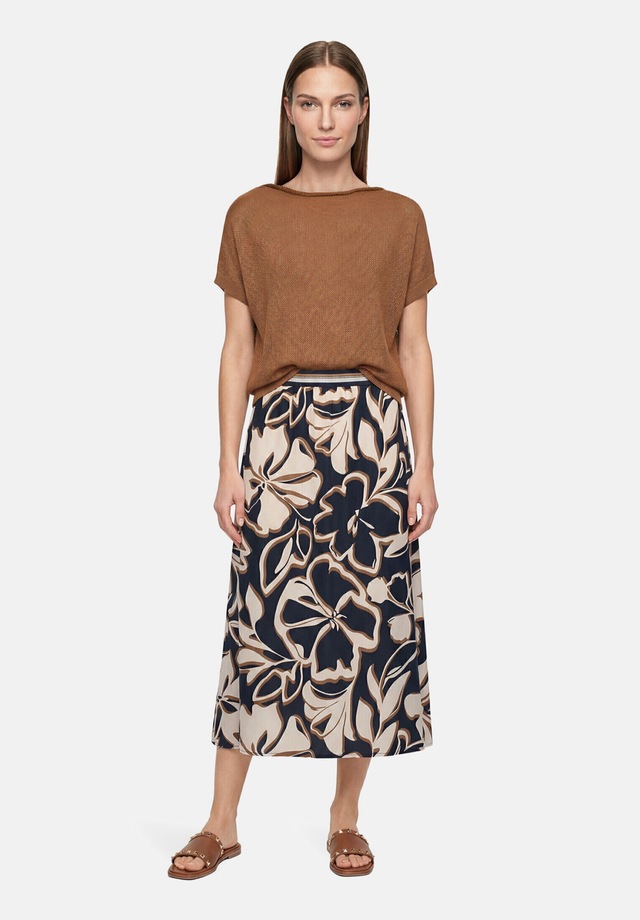 Betty Barclay Stricktop »Damen mit Wasserfallausschnitt«