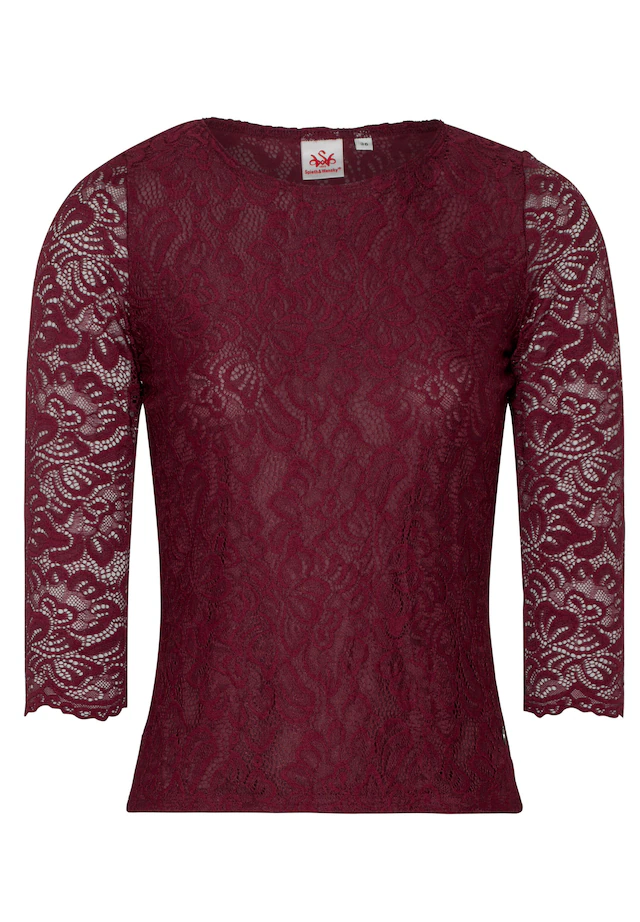 Spieth & Wensky Shirtbluse »Alheim« Rundhals Ausschnitt
