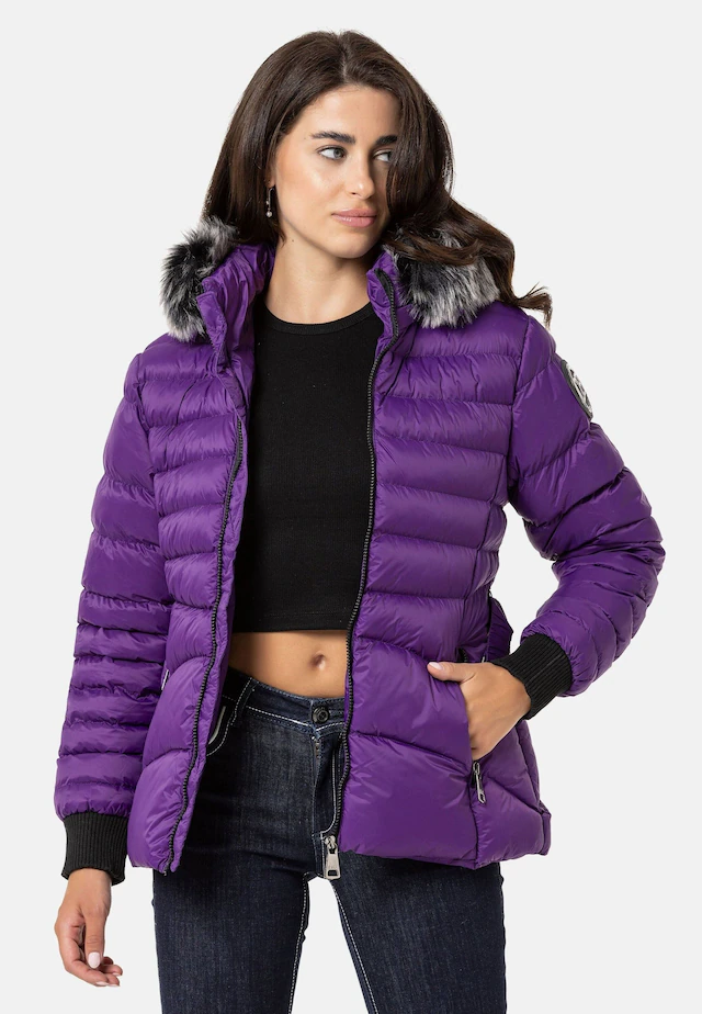 Cipo & Baxx Winterjacke »Jacken« mit Kapuze mit Kapuze, WM132