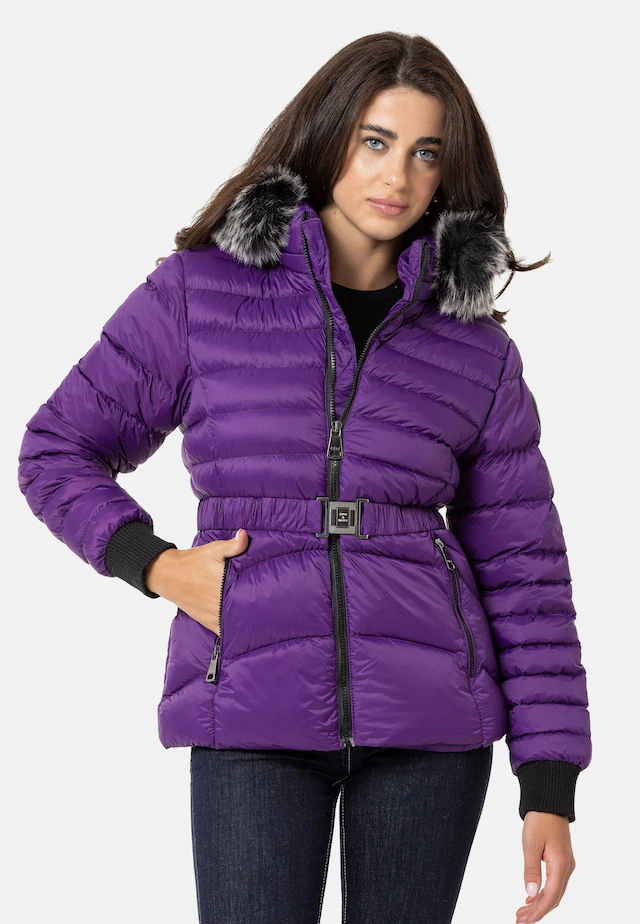 Cipo & Baxx Winterjacke »Jacken« mit Kapuze mit Kapuze, WM132