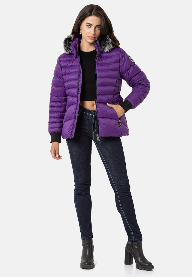 Cipo & Baxx Winterjacke »Jacken« mit Kapuze mit Kapuze, WM132