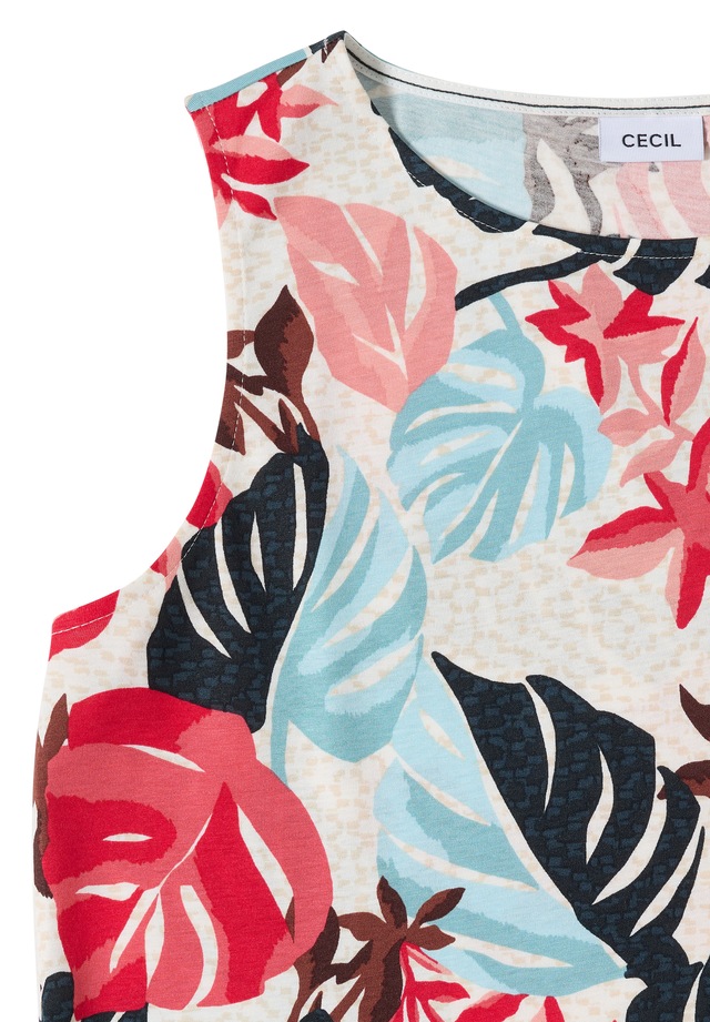 Cecil Tanktop mit Blätterprint