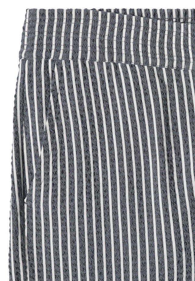 Cecil Stoffhose mit gestreiftem Seersucker-Look