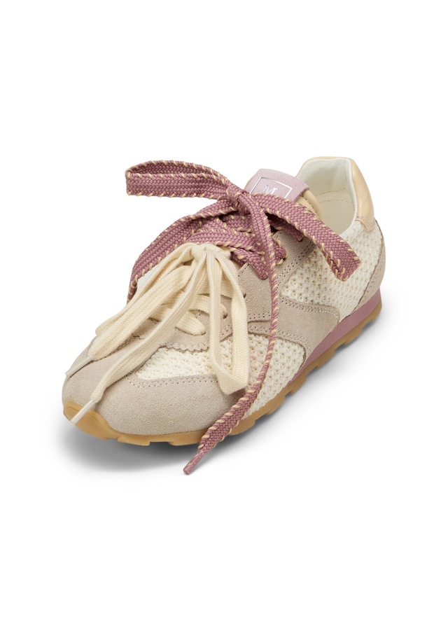 Marc O'Polo Sneaker »in luftiger Häkeloptik mit Leder«