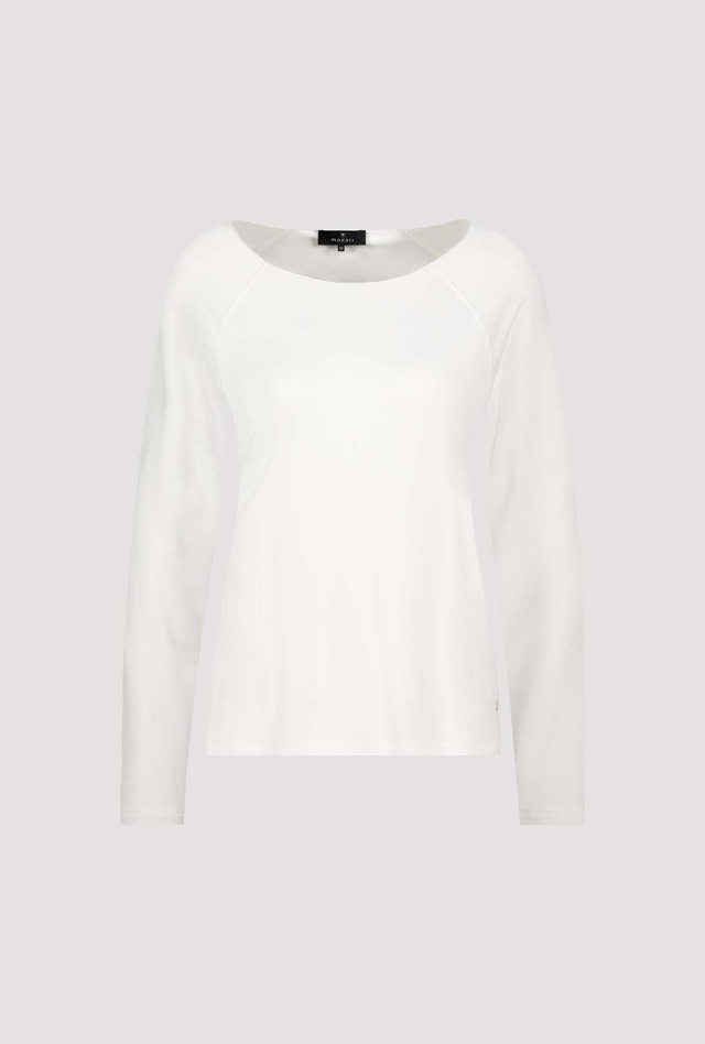 Monari Langarmshirt »Basic« aus weichem Viskose-Modal-Mix, Rundhals