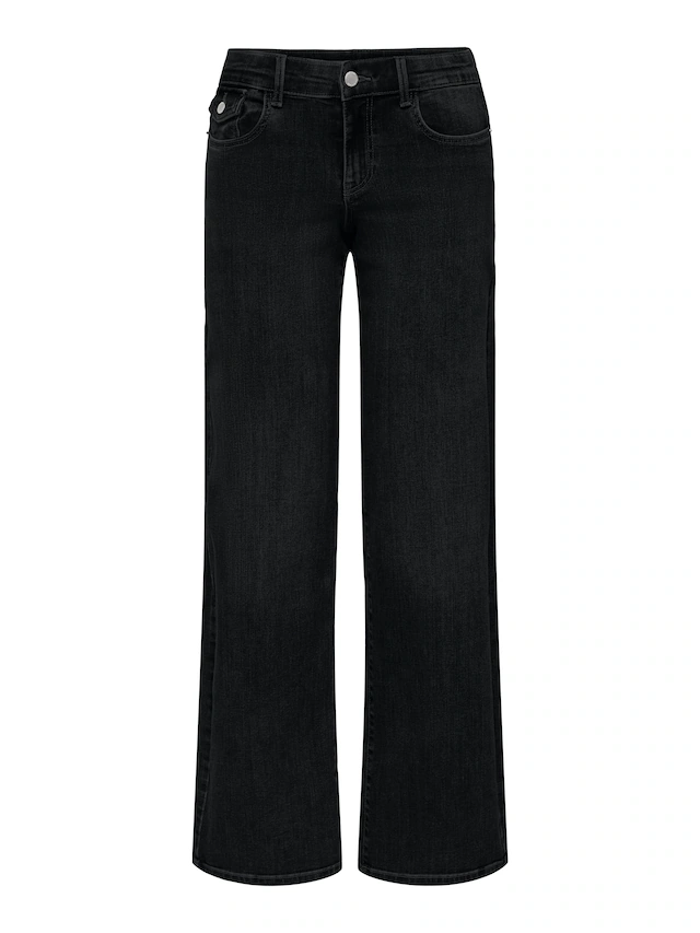 ONLY Weite Jeans »ONLLILO REG WIDE DNM PIM BF« Baumwollmischung, wide fit