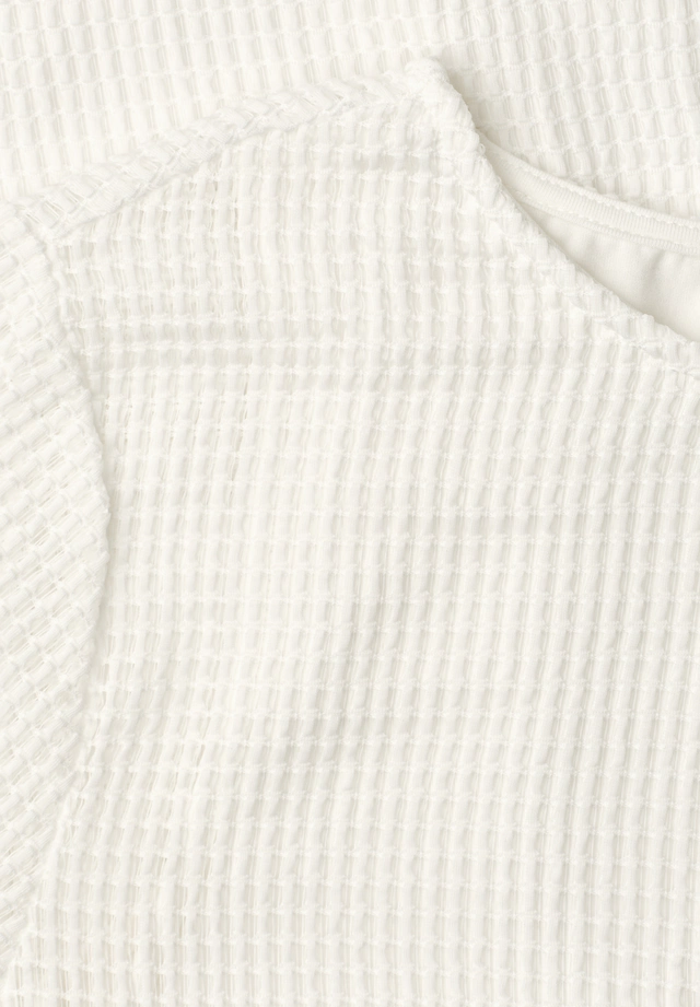 STREET ONE 2-in-1-Shirt Sommershirt aus Mesh mit U-Boot-Ausschnitt