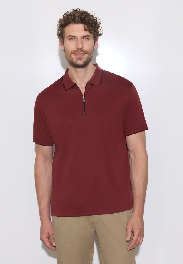 STREET ONE MEN Poloshirt mit Zipper