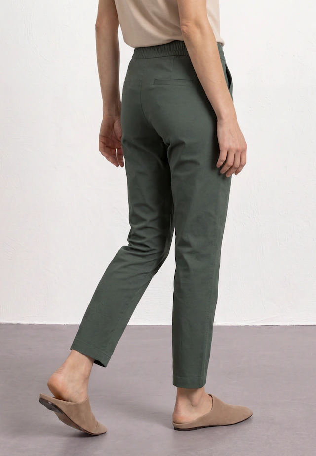 STREET ONE Stoffhose im elastischen Materialmix