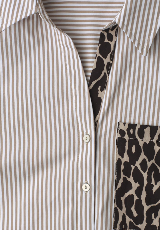 STREET ONE Hemdbluse aus reiner Baumwolle