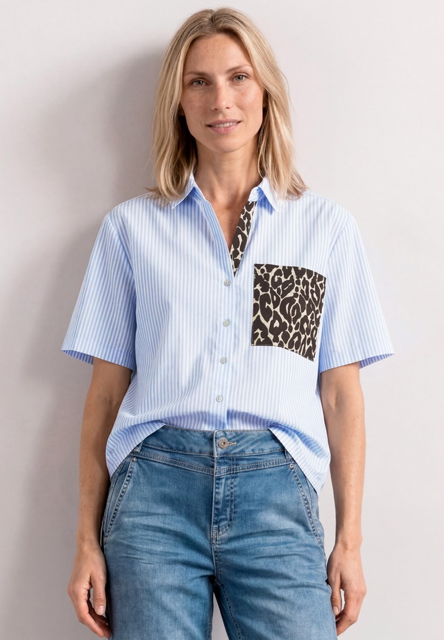 STREET ONE Hemdbluse aus reiner Baumwolle