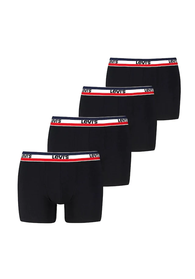 Levi's® Boxershorts »Boxershort Sportswear Logo Boxer Brief 4P 4er Pack«