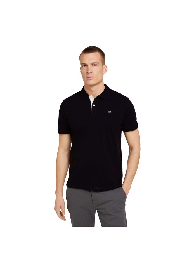 TOM TAILOR Poloshirt »Poloshirt Basic Polo With Contrast 1er Pack« 1
