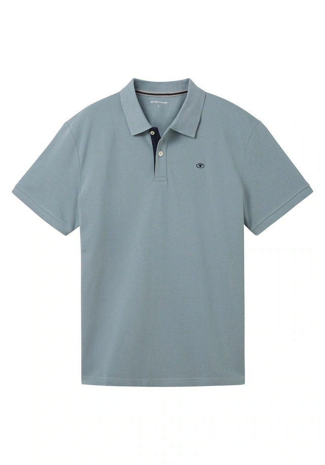 TOM TAILOR Poloshirt »Poloshirt Basic Polo With Contrast 1er Pack« 1
