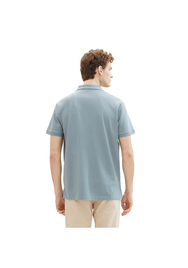 TOM TAILOR Poloshirt »Poloshirt Basic Polo With Contrast 1er Pack« 1