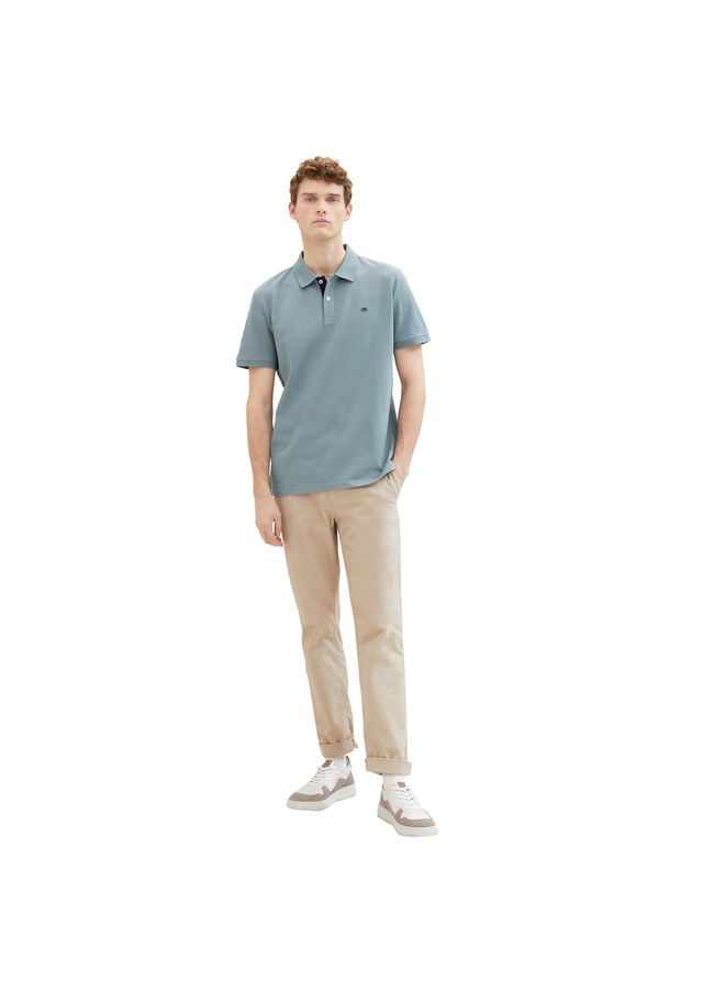 TOM TAILOR Poloshirt »Poloshirt Basic Polo With Contrast 1er Pack« 1