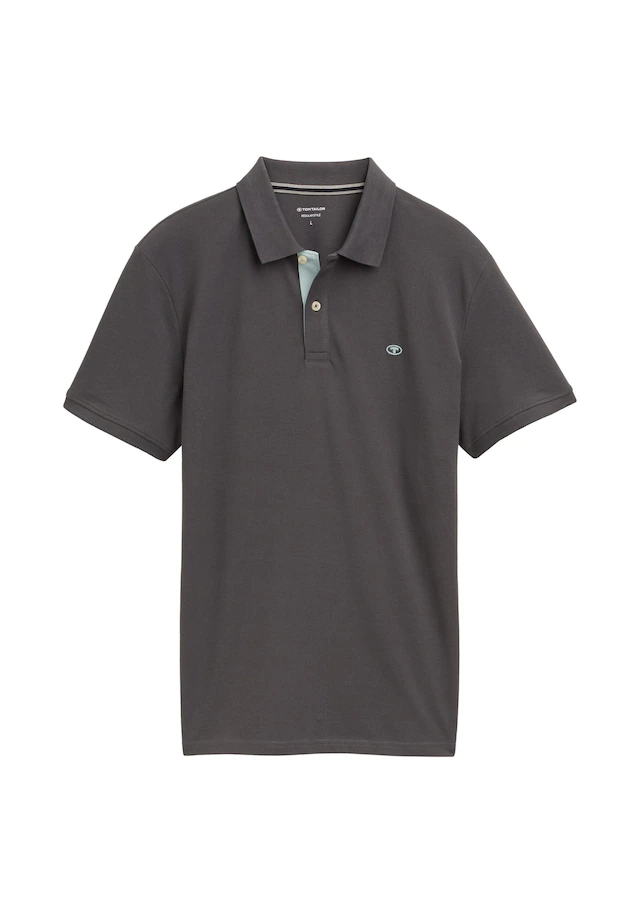 TOM TAILOR Poloshirt »Poloshirt Basic Polo With Contrast 1er Pack« 1