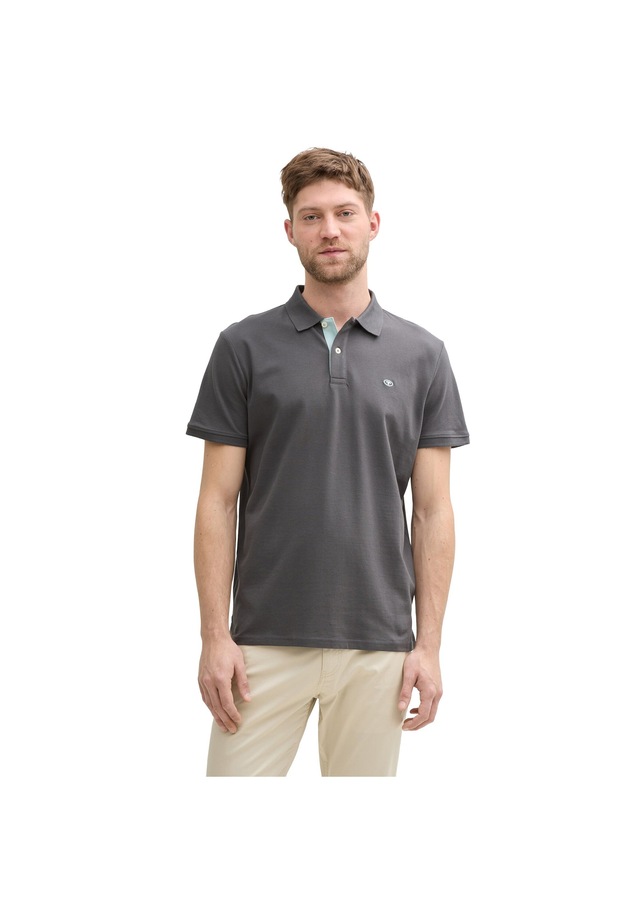 TOM TAILOR Poloshirt »Poloshirt Basic Polo With Contrast 1er Pack« 1